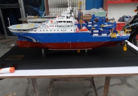 customized model of 87m Research-Survey Vessel